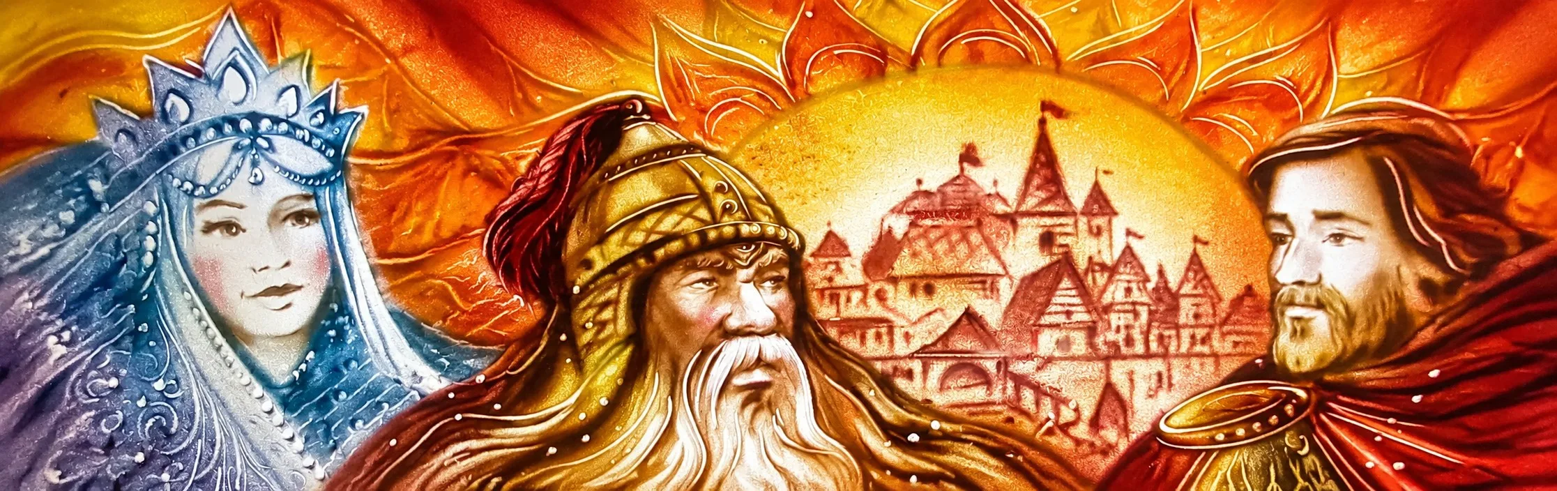 Руслан и Людмила. Сказка с песочной анимацией