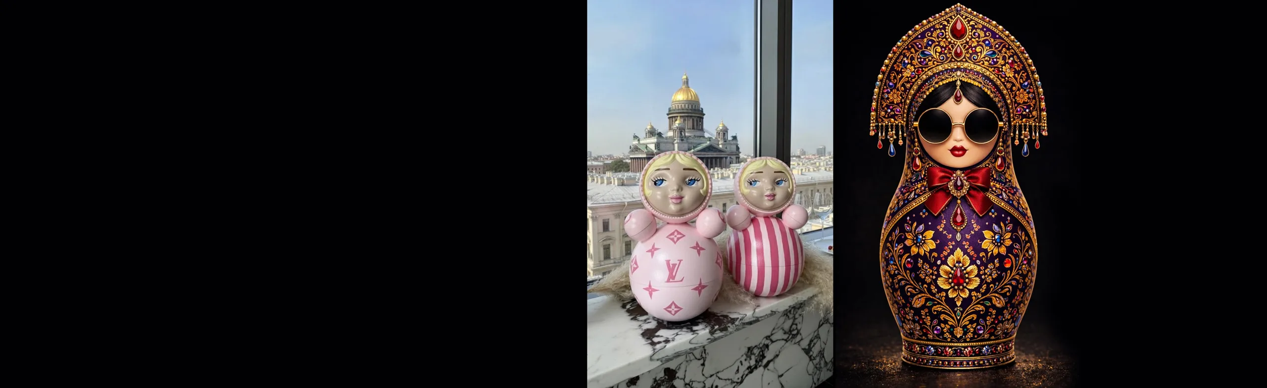 Роспись неваляшки или матрешки в ресторане Тиландер от Артвайбс