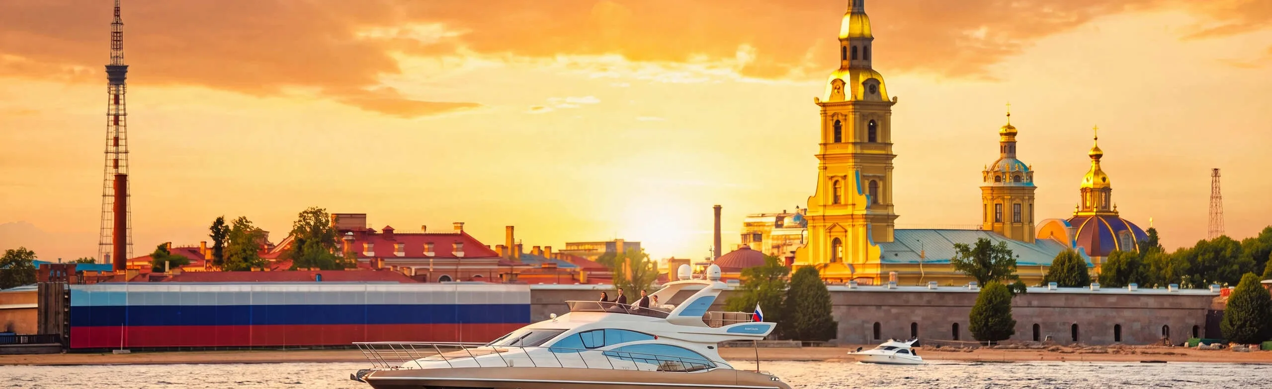Петербург с воды: Аврора, Эрмитаж и Петропавловская крепость на теплоходе
