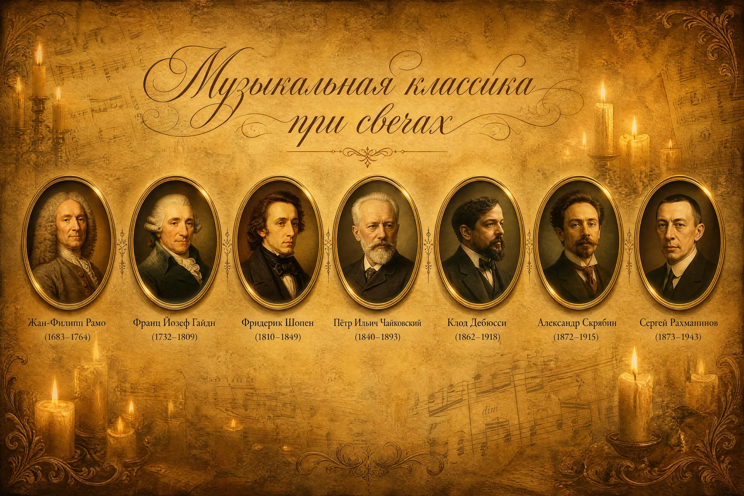 Мировая классика при свечах