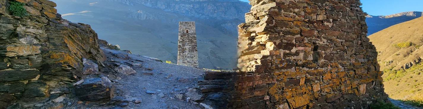 Куртатинское ущелье и горячий источник